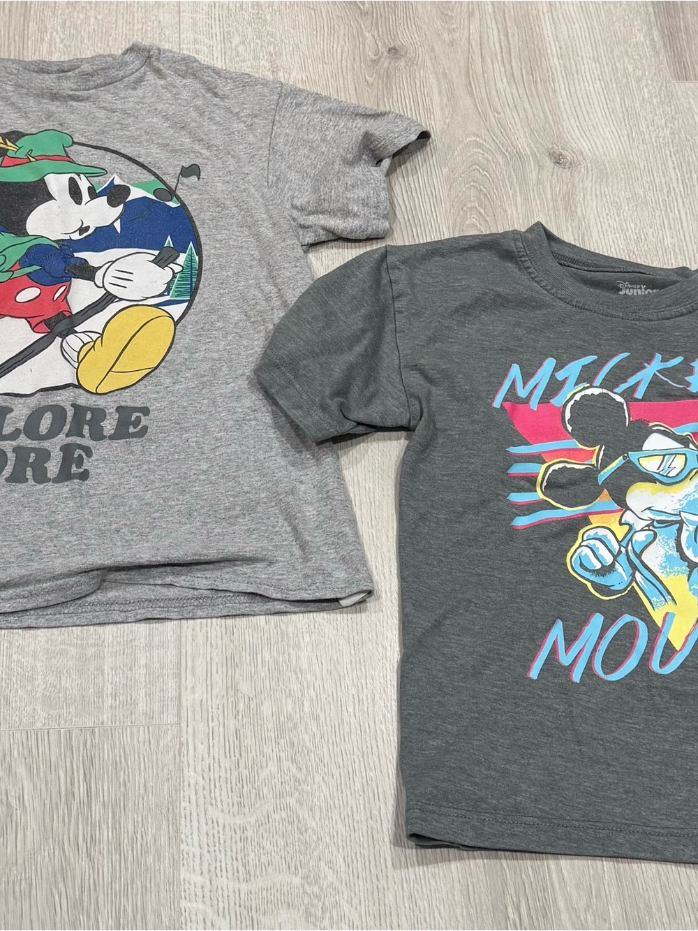 GUC Disney x Mickey Mouse | Graphic Tees | Set of 2 l Size XS